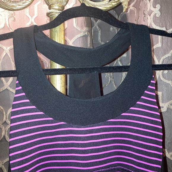 LG RBX Pink/Black Thick Stretchy Performance Tank w/Sports-Bra. Reflect RBX Logo - Picture 2 of 13